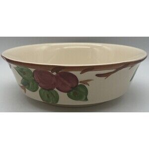 Vintage Franciscan Apple 9" Round Serving Bowl 1979-1984 Back Stamp